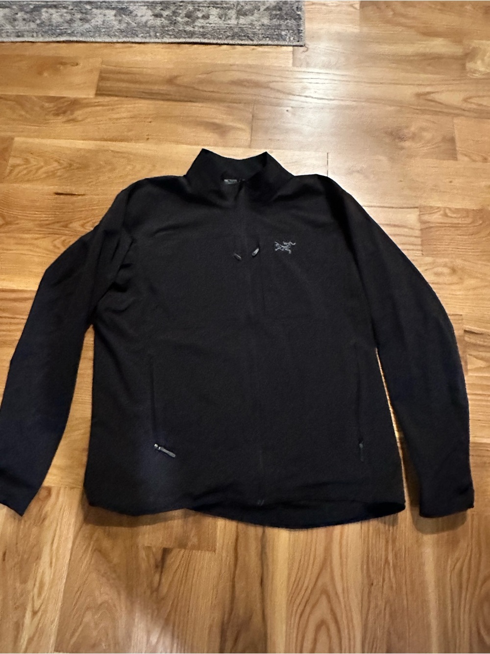 Arc'teryx Men's Black Full-Zip Gamma Lightweight Jacket